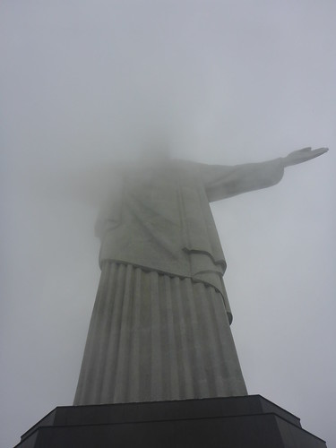 Christo Redentor in fog, again